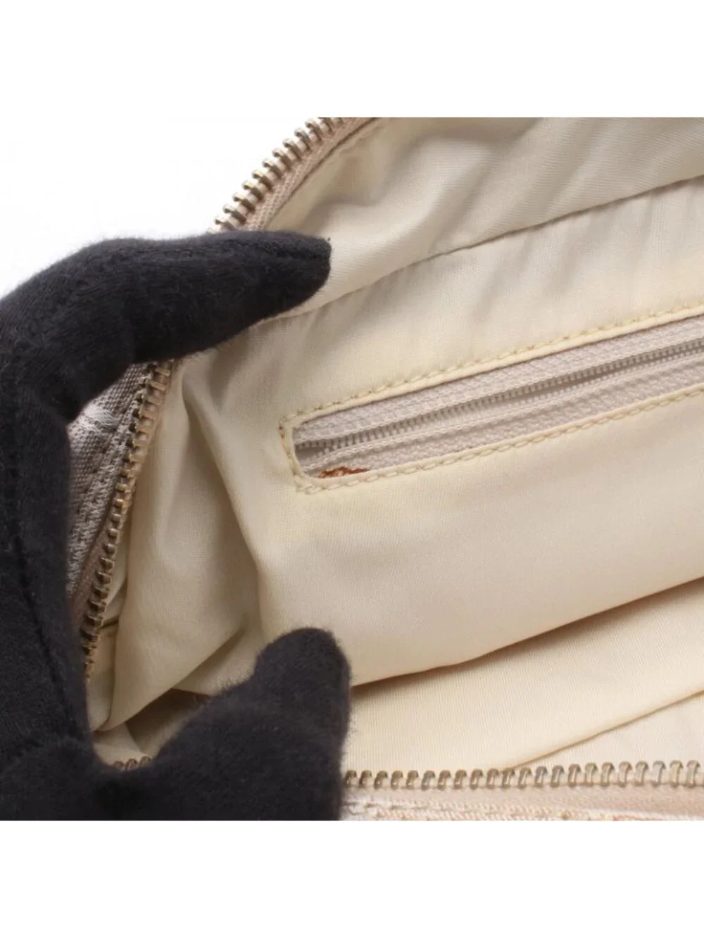 Chanel Handbag New Travel Line Beige Leather